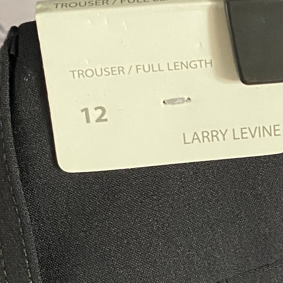 NWT Larry Levine Women’s Black Trousers - Picture 3 of 4